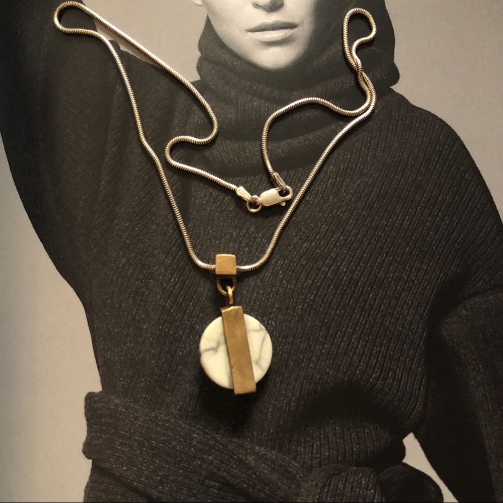 OPEN HOUSE Marble Pendant necklace